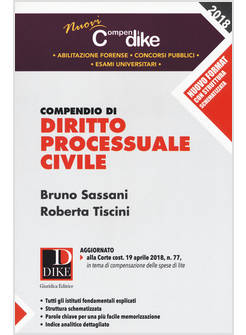 COMPENDIO DI DIRITTO PROCESSUALE CIVILE