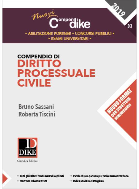 COMPENDIO DI DIRITTO PROCESSUALE CIVILE