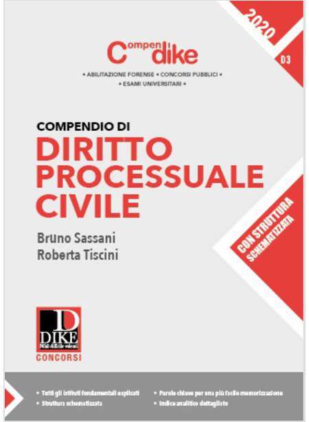 COMPENDIO DI DIRITTO PROCESSUALE CIVILE