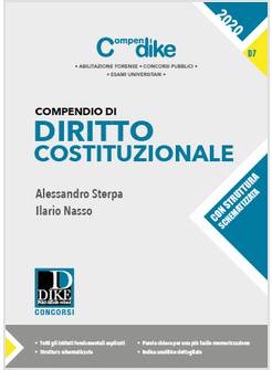 COMPENDIO DI DIRITTO COSTITUZIONALE 2020