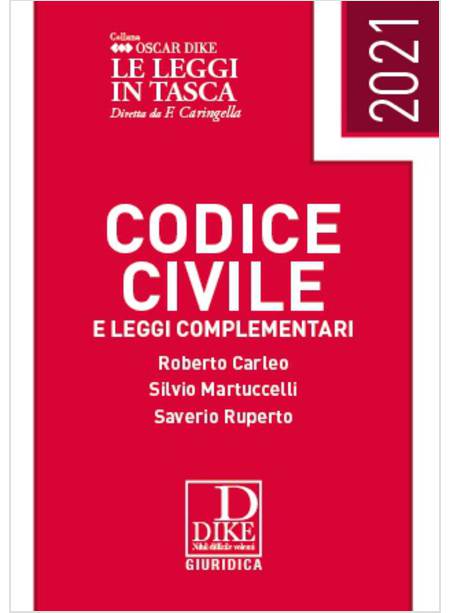 CODICE CIVILE E LEGGI COMPLEMENTARI. EDIZ. POCKET