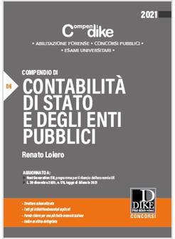 COMPENDIO DI CONTABILITA' DI STATO E DEGLI ENTI PUBBLICI