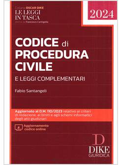 CODICE DI PROCEDURA CIVILE E LEGGI COMPLEMENTARI