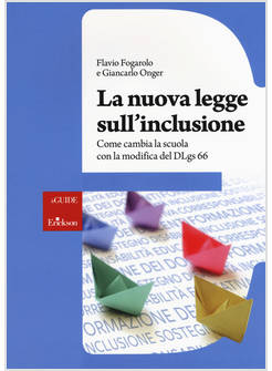 NUOVA LEGGE SULL'INCLUSIONE. COME CAMBIA LA SCUOLA CON LA MODIFICA DEL DLGS 66. 
