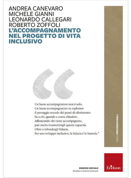 L'ACCOMPAGNAMENTO NEL PROGETTO DI VITA INCLUSIVO 