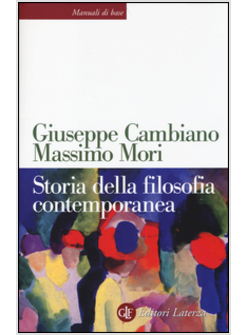 STORIA DELLA FILOSOFIA CONTEMPORANEA