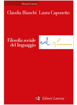 FILOSOFIA SOCIALE DEL LINGUAGGIO