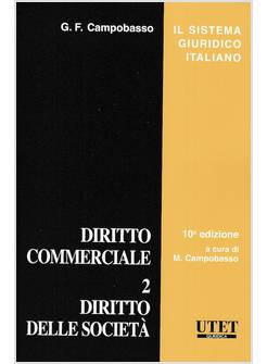 DIRITTO COMMERCIALE 2 DIRITTO DELLE SOCIETA'  10 ED.