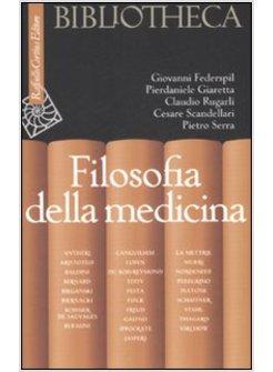 FILOSOFIA DELLA MEDICINA