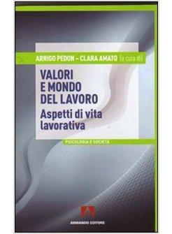 VALORI E MONDO DEL LAVORO ASPETTI DI VITA LAVORATIVA