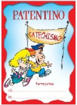 PATENTINO PER IL CATECHISMO CONFEZIONE DA 25 PEZZI