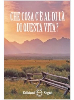 CHE COSA C'E' AL DI LA' DI QUESTA VITA?