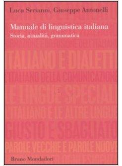 MANUALE DI LINGUISTICA ITALIANA