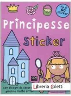 PRINCIPESSE STICKER CON ADESIVI