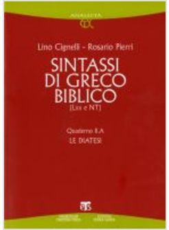 SINTASSI DI GRECO BIBLICO (LXX-NT)