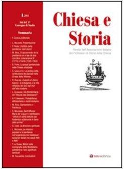 CHIESA E STORIA. VOL. 1