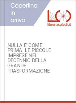 NULLA E' COME PRIMA. LE PICCOLE IMPRESE NEL DECENNIO DELLA GRANDE TRASFORMAZIONE