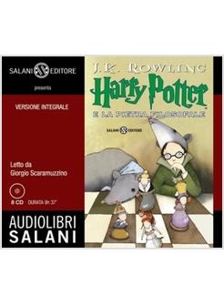 HARRY POTTER E LA PIETRA FILOSOFALE AUDIOLIBRO 2 CD AUDIO FORMATO MP3