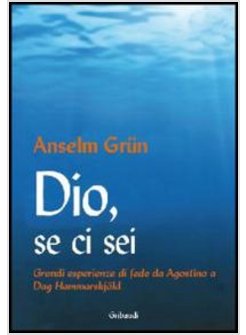 DIO, SE CI SEI. GRANDI ESPERIENZE DI FEDE DA AGOSTINO A DAG HAMMARSKJOLD