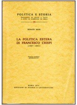 POLITICA ESTERA DI FRANCESCO CRISPI (1887-1891) (LA)