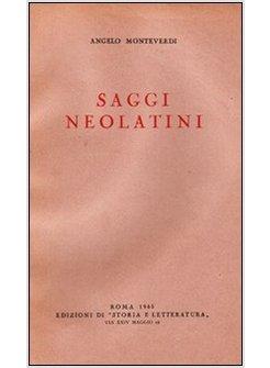 SAGGI NEOLATINI