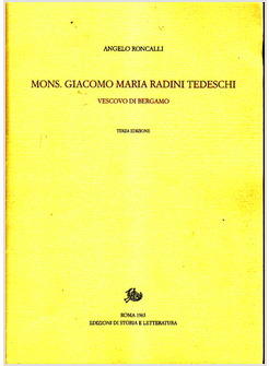 MONS GIACOMO MARIA RADINI TEDESCHI