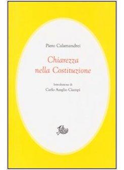 CHIAREZZA NELLA COSTITUZIONE