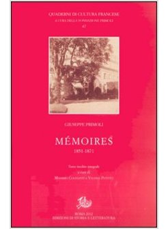 MEMOIRES (1851-1871)