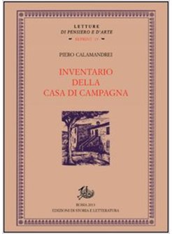 INVENTARIO DELLA CASA DI CAMPAGNA