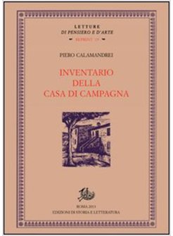 INVENTARIO DELLA CASA DI CAMPAGNA