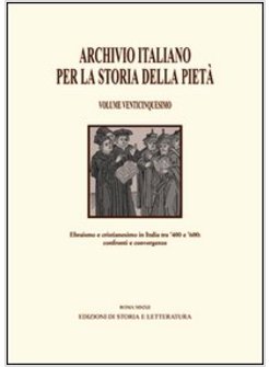 ARCHIVIO ITALIANO STORIA DELLA PIETA'  25