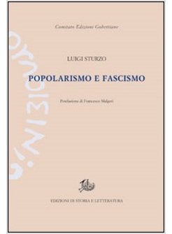 POPOLARISMO E FASCISMO