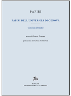 PAPIRI DELL'UNIVERSITA' DI GENOVA