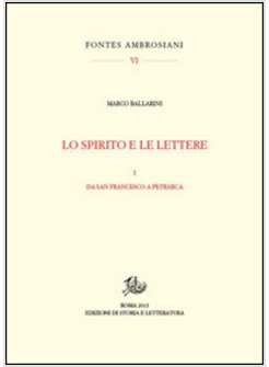 SPIRITO E LE LETTERE (LO)