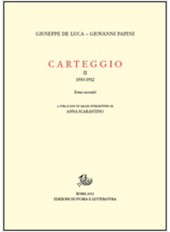CARTEGGIO (1930-1932)