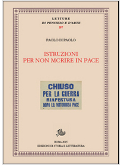 ISTRUZIONI PER NON MORIRE IN PACE