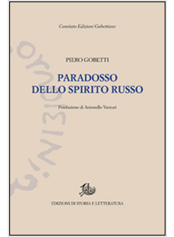 PARADOSSO DELLO SPIRITO RUSSO