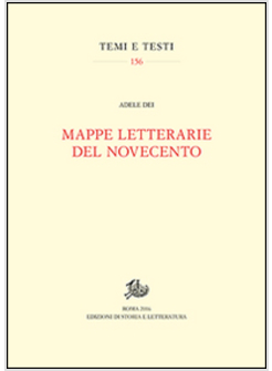 MAPPE LETTERARIE DEL NOVECENTO