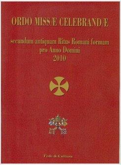 ORDO MISSAE CELEBRANDAE 2010