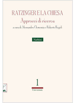 RATZINGER E LA CHIESA. APPROCCI DI RICERCA