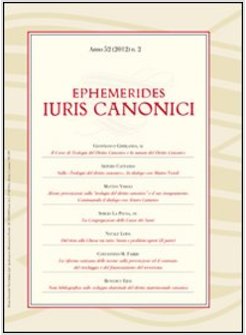 EPHEMERIDES IURIS CANONICI (2012). VOL. 2