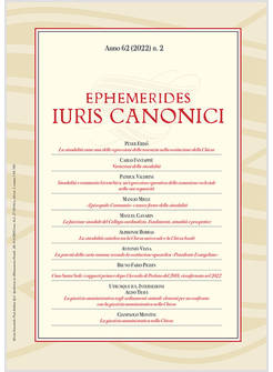 EPHEMERIDES IURIS CANONICI 2022 VOL 2