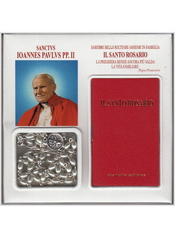 LIBRETTO IL SANTO ROSARIO CON GIOVANNI PAOLO II - INCLUDE ROSARIO CHICCO DI RISO