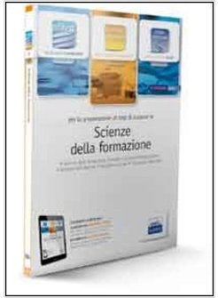 EDITEST 6. MANUALE. SCIENZE DELLA FORMAZIONE. PER LA PREPARAZIONE AI TEST