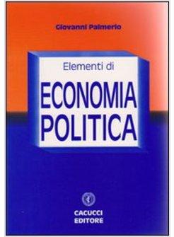 ELEMENTI DI ECONOMIA POLITICA  2011