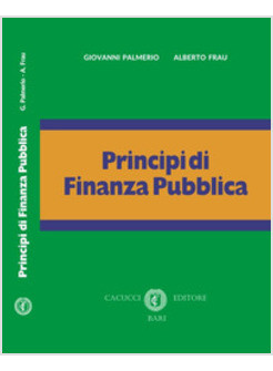 PRINCIPI DI FINANZA PUBBLICA  ED. 2017