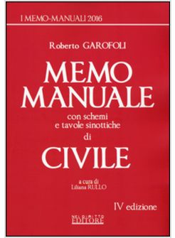 MEMO MANUALE CON SCHEMI E TAVOLE SINOTTICHE DI CIVILE