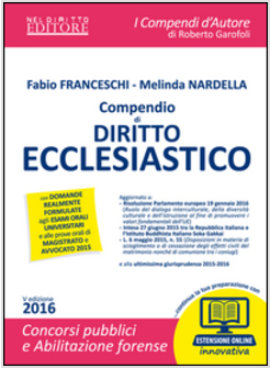 COMPENDIO DI DIRITTO ECCLESIASTICO. CON ESPANSIONE ONLINE