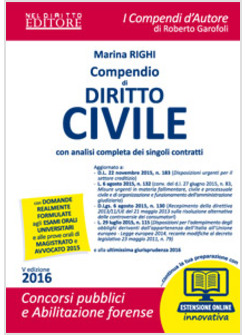 COMPENDIO DI DIRITTO CIVILE. CON ESPANSIONE ONLINE
