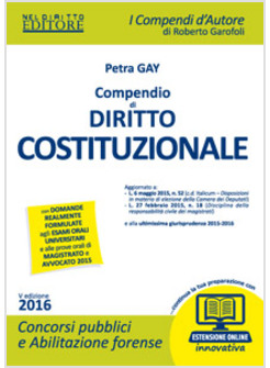 COMPENDIO DI DIRITTO COSTITUZIONALE. CON AGGIORNAMENTO ONLINE